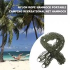 Nylon Rope Hammock Outdoor Sleeping Net Bed Portable Camping Garden Beach Yard