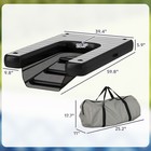 Pawhut Inflatable Dog Boat Ramp  Floating Dog Pool Ramp Up To 286 Lbs