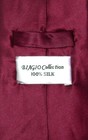 Biagio 100  Silk Necktie Extra Long Solid Burgundy Color Mens Xl Neck Tie