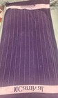 1 Carnival Cruise Line Large Navy Blue Beach Towel Logo Ship Sz 32   x 60   