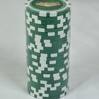 25 Green Casino Poker Chips Lot Stack Las Vegas Nevada Souvenir Welcome Sign