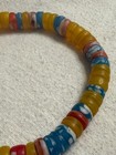 Vintage African Trade Beads Glass Strand Krobo Ghana Recycled Fancy Beads Tribal