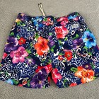 Vintage Polo Ralph Lauren Swim Trunks Mens L Blue Red Shorts Lined Bathing Suit