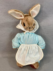 Rare Beatrix Potter Peter Rabbit   Mrs  Rabbit Flopsy Bunny Eden Vintage Plush