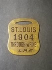 1904 St  Louis World Fair Through The Pike Pocket Watch Fob