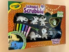 Crayola Scribble Scrubbie Dinosaur Set  Color  Clean  Color Again  New Ship Free