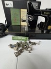 Vintage 1948 Singer  221-1 Sewing Machine With Accessories  Read Description   