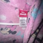 Girls Youth Large 10 Pink Disney Minnie Mouse Plush Robe