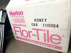 Hartco Flor-tile Honey Oak Parquet 12x12 High Gloss Urethane 25 Sq Ft New