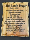 Engraved Lord s Prayer Wall Plaque-handcrafted Poplar Wood-matthew 6 9-13-