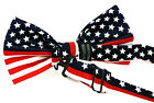 American Flag Men s Bow Tie Adjustable Tuxedo Wedding Fashion Patriotic Bowtie