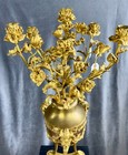 French Henry Dasson Et Cie Gilt Bronze Seven-light Poppy Candelabra 1885