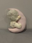 Russ Baby On Moon Plush 8in Vintage Stuffed Doll Pink Girl Nursery 1980s 90s