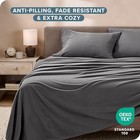  Super Soft Fleece Sheet Set - Size - Extra Plush Polar Fleece  Queen 03 - Grey