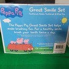 New Peppa Pig Kids Travel Toothbrush  Holder   Rinse Cup Great Smile Set Gift