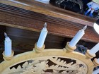 Schwibb  gen Reindeer Arch Electrically Illuminated Carvedwood-germany Plug In