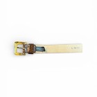 Vintage Croc-embossed Leather Brighton Belt Museum Collection