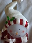 Winter Snowman Wreath Hanger Pre-owned Great Condition Christmas Decor