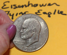 1971d Eisenhower Liberty Silver Dollar Flying Eagles Denver Mark