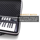 Ltgem Controller Case For Alesis V25 Mkii Usb Midi Keyboard Controller Hard Stor