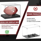Leffis Football Display Case  Acrylic Football Case Display Case  Memorabilia Di