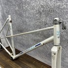 Vintage Peugeot Mixte Road Bike Frame 50cm White France 27in Steel Carbolite 103