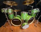 Ludwig Element Evolution 10-piece Double Bass Drum Set-hardware-mint-decemator