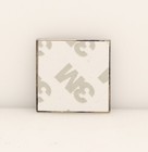  lot Of 3  Noctua 1  Square Metal Self Adhesive Sticker Case Owl Emblem Badge 