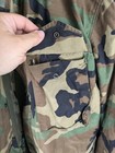 Us Army Coat  Woodland Camouflage Cold Weather Field Jacket Large Long