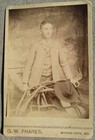 Wonderful Mound City  Mo Cabinet Card With Calling Card Frontier Theme 
