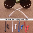 Silicone Anti-slip Eyeglass End Tips Ear Cushions Ear Sock Pieces Tube Temple