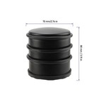 4 Pcs Heavy Duty No Drill Door Stopper  Stainless Steel Door Stop  Surrounded   