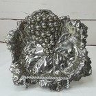 Vintage Godinger Grapevine Leaf Silver Plated Trinket Tray