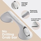 2 Pack 12 Inch Grab Bars For Bathtubs And Showers For Seniors  Heavy Duty Sho   