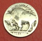 Hobo Buffalo Nickel Indian Skull Made From A Real Us Buffalo Nickel