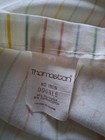 Vintage Thomaston 4 Pc Sheet Set Cream Floral Stripes Full Size Bed No Iron