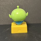 Solar Powered Dancing Bobble Head Toy - Cute Little Green Alien Toy Story Yellow