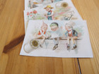4 Antique J    P  Coats Thread Trade Cards