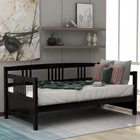 Twin full Size Daybed Sofa Bed Platform Bed Wood Bed Frame Guest Bed White brown