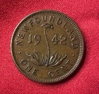 Newfoundland 1942 1 Cent Coin  Km18  19mm Canada