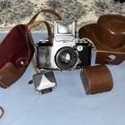 Ihagee Dresden Exakta Varex Vx With Schneider-kreuznach  Lens  View Finder  Case