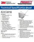 3m 9205  N95 Disposable Niosh Approved Aura Respirator Mask Individually Wrapped