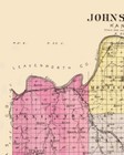 Historic County Map - Johnson County Kansas - Everts 1887 - 23 X 28 63