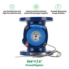 4  Woltmannhelix Water Meter detachable Water Meter pulse Output  Epoxy-coated C