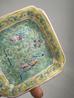 Group Of 3 Chinese 19th Century Tongzhi Mark Famille Rose Porcelain Footed Dish