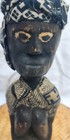 Antique Vintage Hand Carved Wooden African Figure Statue Sculpture