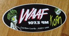 Waaf 107 3 Fm Boston Concert 8  Bumper Sticker Centrum Centre March 2000 Korn