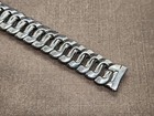 Vintage 1960 s-70 s Nos 14mm Curved End Stainless Scissor Expansion Watch Band 