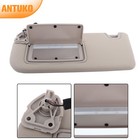 Beige Sun Visor With Lights Driver Side Replacement For 4-door Sedan 2019-2024