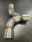 2-1 Merge Collector 2 5 - 2 75  304 Stainless Tig Welded Custom Turbo Exhaust